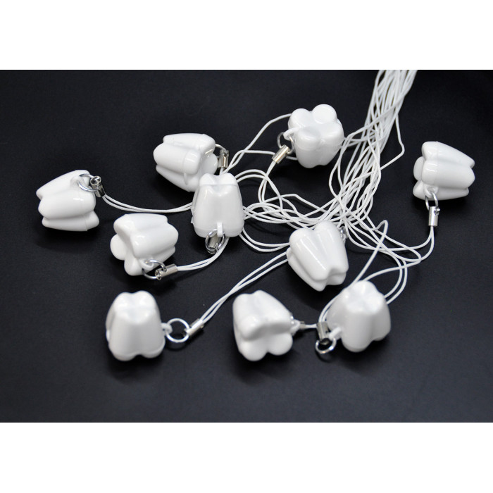 Контейнер для молочных зубов «Зубик» белый (10 шт.)