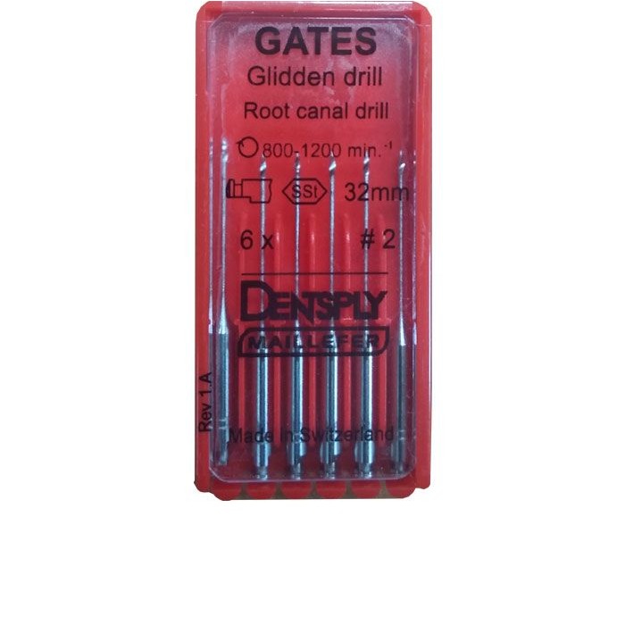 Гейцы 32 мм №2 (6 шт/уп) Dentsply (Gates Glidden) — фото №2 Гейцы 32 мм №2 (6 шт/уп) Dentsply (Gates Glidden) — фото №2