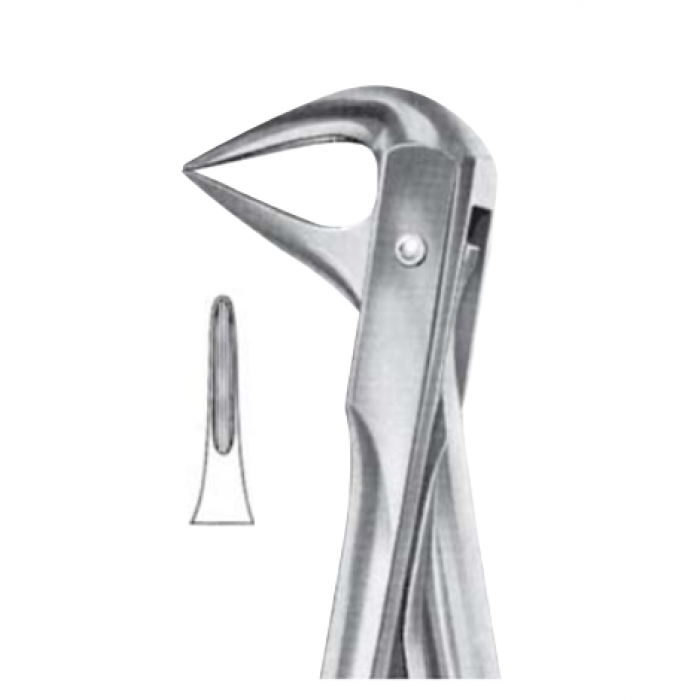 Щипцы для удаления зубов №74XN нижние, корневые/резцы, AGILE