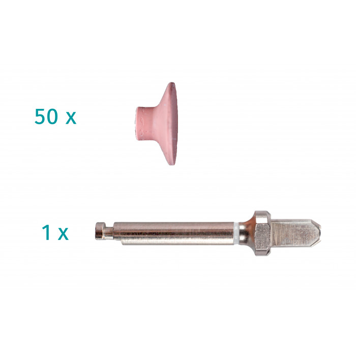 Энсмарт (50 шт + 1 мандрель), силиконовые полиры, мягкий, диск, Кагаяки (Kagayaki Ensmart)