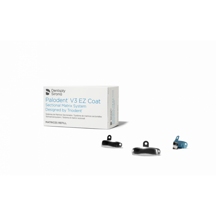 Палодент V3 - матрицы 5,5 мм (50 шт) с тефлоновым покрытием, Dentsply (Palodent V3 EZ COAT)