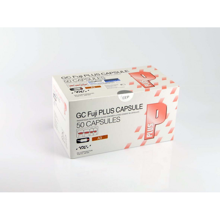 Фуджи Плюс Капсулы (50 шт) цемент для фиксации усиленный, GC/Fuji PLUS CAPSULE