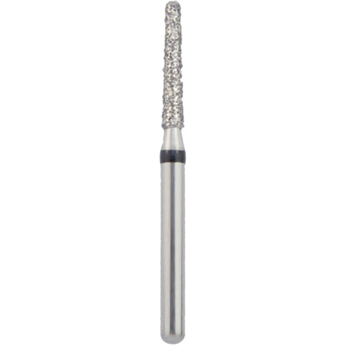 Бор алмазный 856-014SC-FG (1шт) форма конус круглый, крупное зерно, NTI