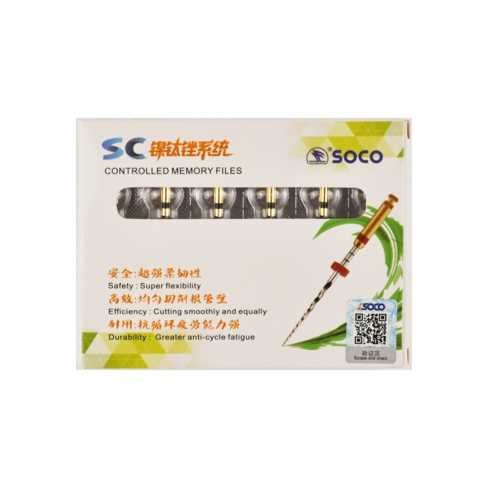 Файл SC машинный 25мм 04/40 (6шт) с памятью формы SOCO (СОХО) — фото №2
