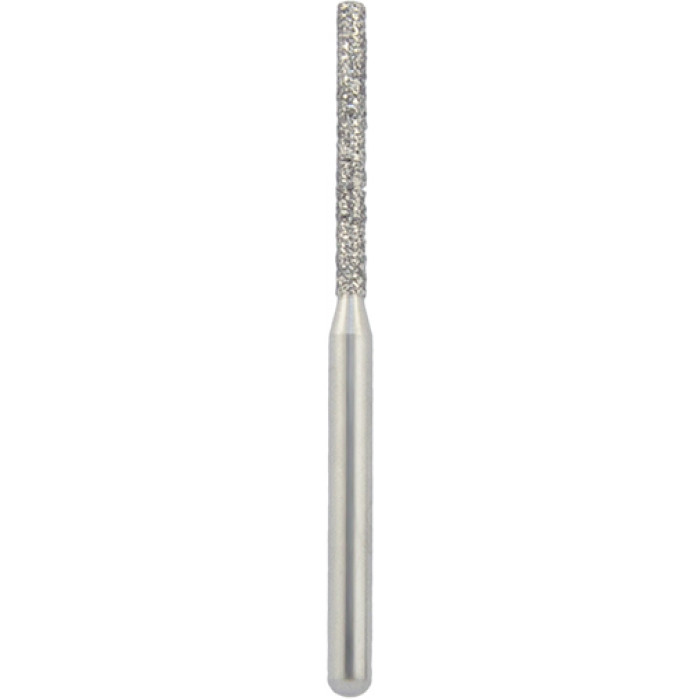 Бор алмазный 837L-010M-FG (1шт) форма цилиндр длинный, среднее зерно, NTI