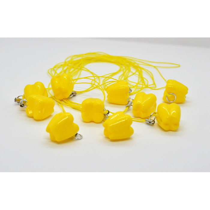 Контейнер для молочных зубов «Зубик» жёлтый (10 шт.)