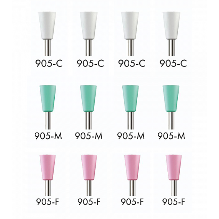 Кенда №905.ASS (12шт)  - набор полир. для композитов (чашка) Kenda
