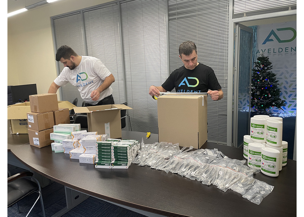 Компания &laquo;Авельдент&raquo; оказала гуманитарную помощь стоматологам