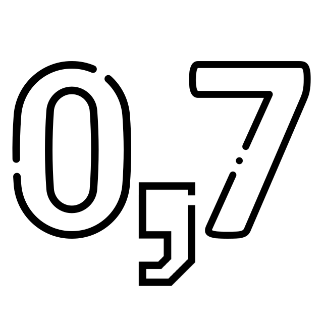Бор с 0,7 мм рабочей частью