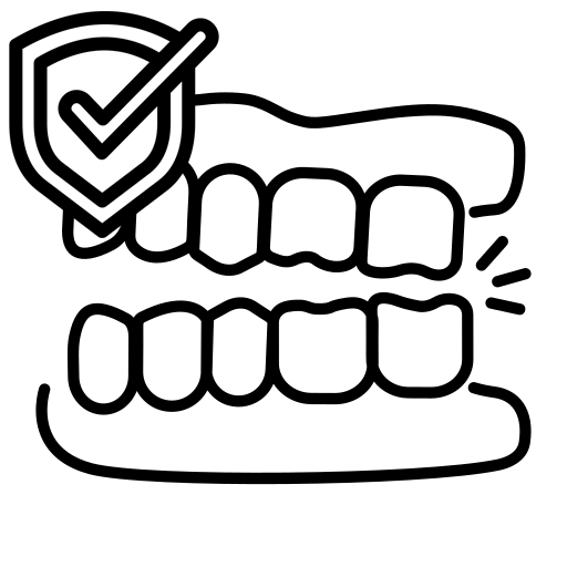 Не повреждает противостоящие зубы