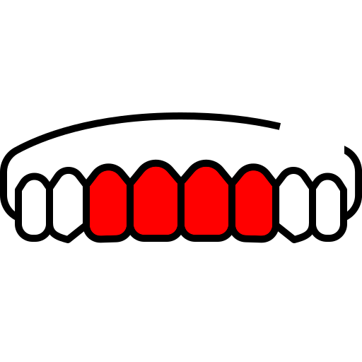 Для удаления верхних резцов