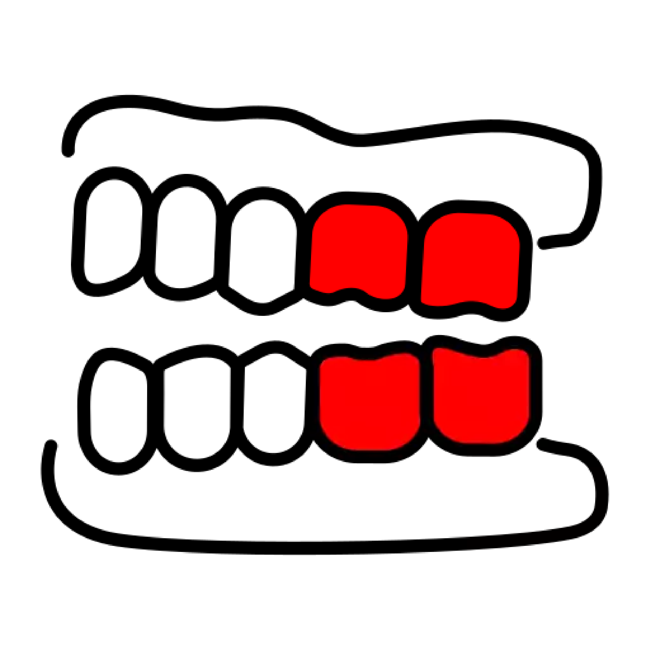 Для удаления левых моляров и их корней