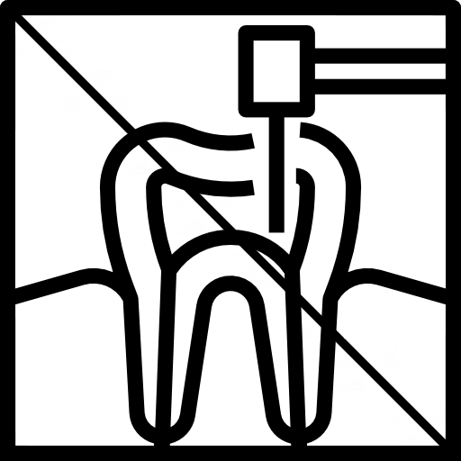 Не требует дополнительного препарирования