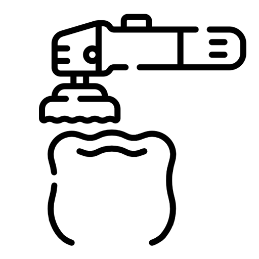 Стоматологическая щетка для полировки фиссур и бугорков