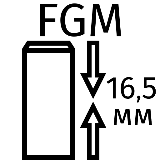 Уменьшенный хвостовик FGM