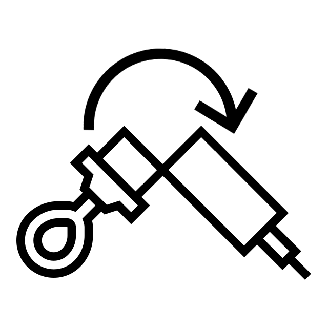 Карпульный шприц переламывающийся