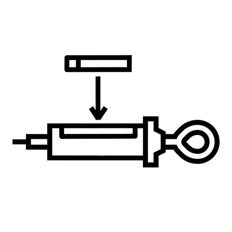 Карпульный шприц с боковой загрузкой