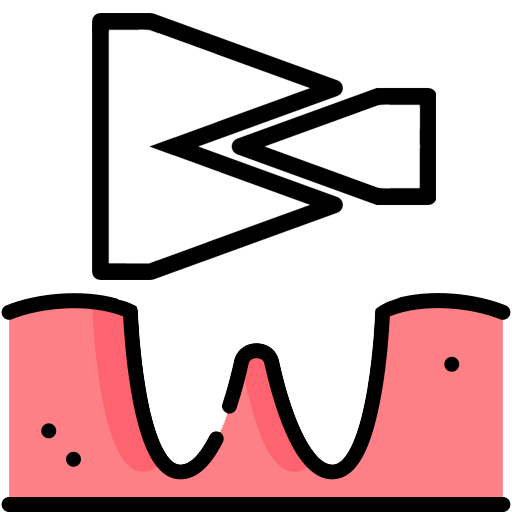 Пинцет с зубьями для мягких тканей